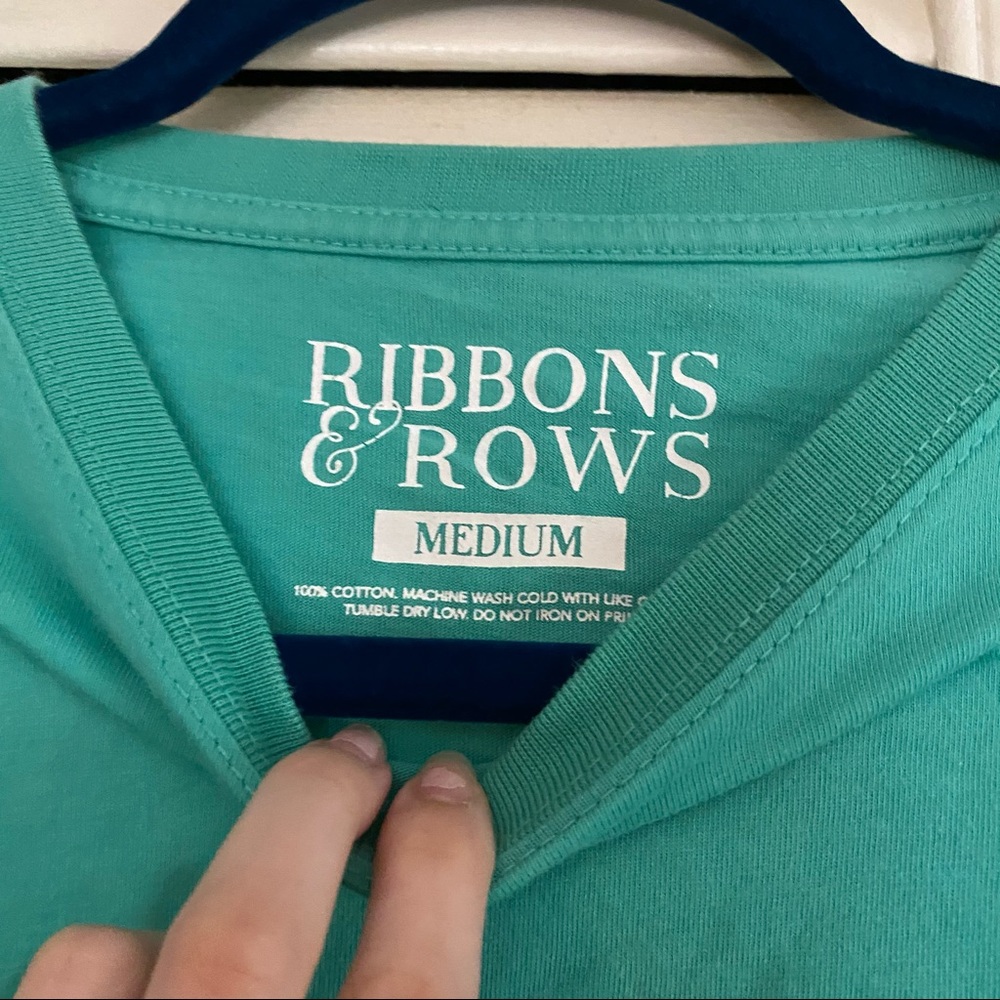 Ribbons & Rows Long Sleeve Tee - Picture 3 of 3